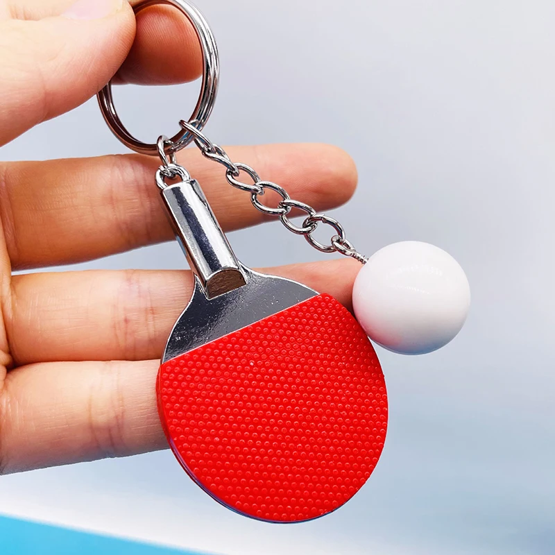 Table Tennis Olympics - Llaveros de pelota de tenis de