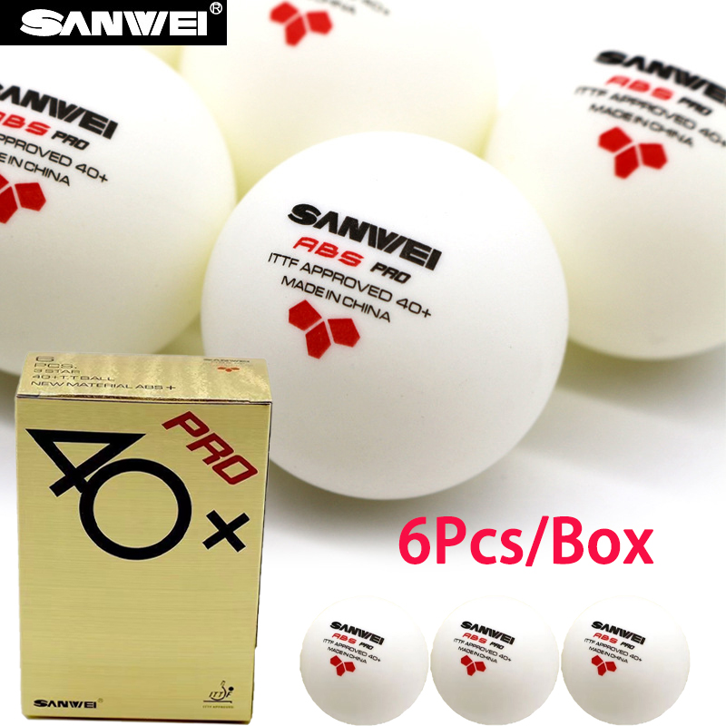 Table Tennis Olympics - SANWEI ABS PRO 3-Star 40+ pelotas