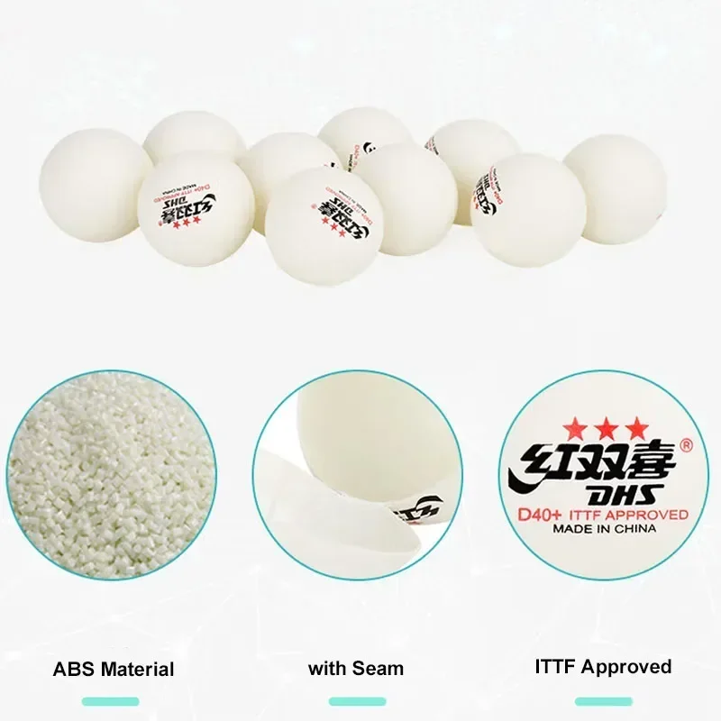 10 unid/caja 3 estrellas DHS p - Table Tennis Olympics reseña y precio