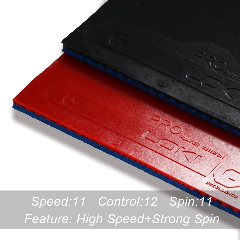 LOKI GTX-Goma de tenis de mesa - Table Tennis Loki reseña y precio