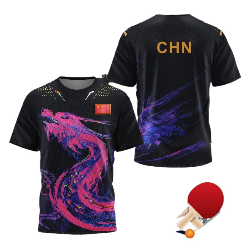 Camiseta de Tenis de Mesa CHN  - Table Tennis Zhang Jike reseña y precio